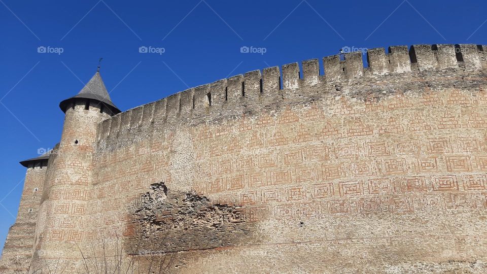 old fortress wall