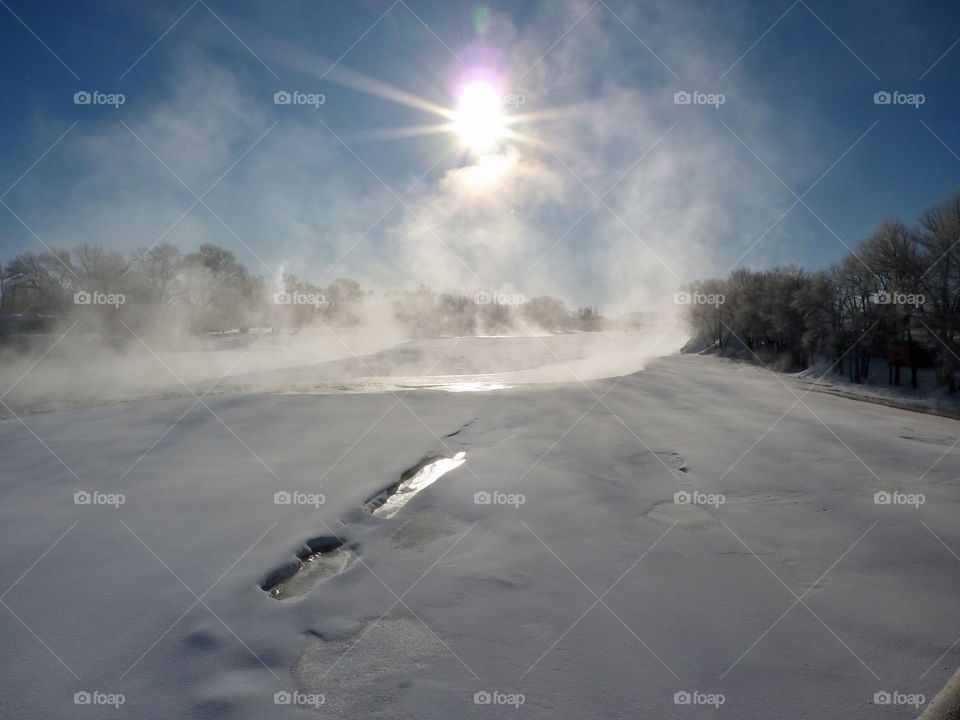 Frigid Morning In Saratoga 