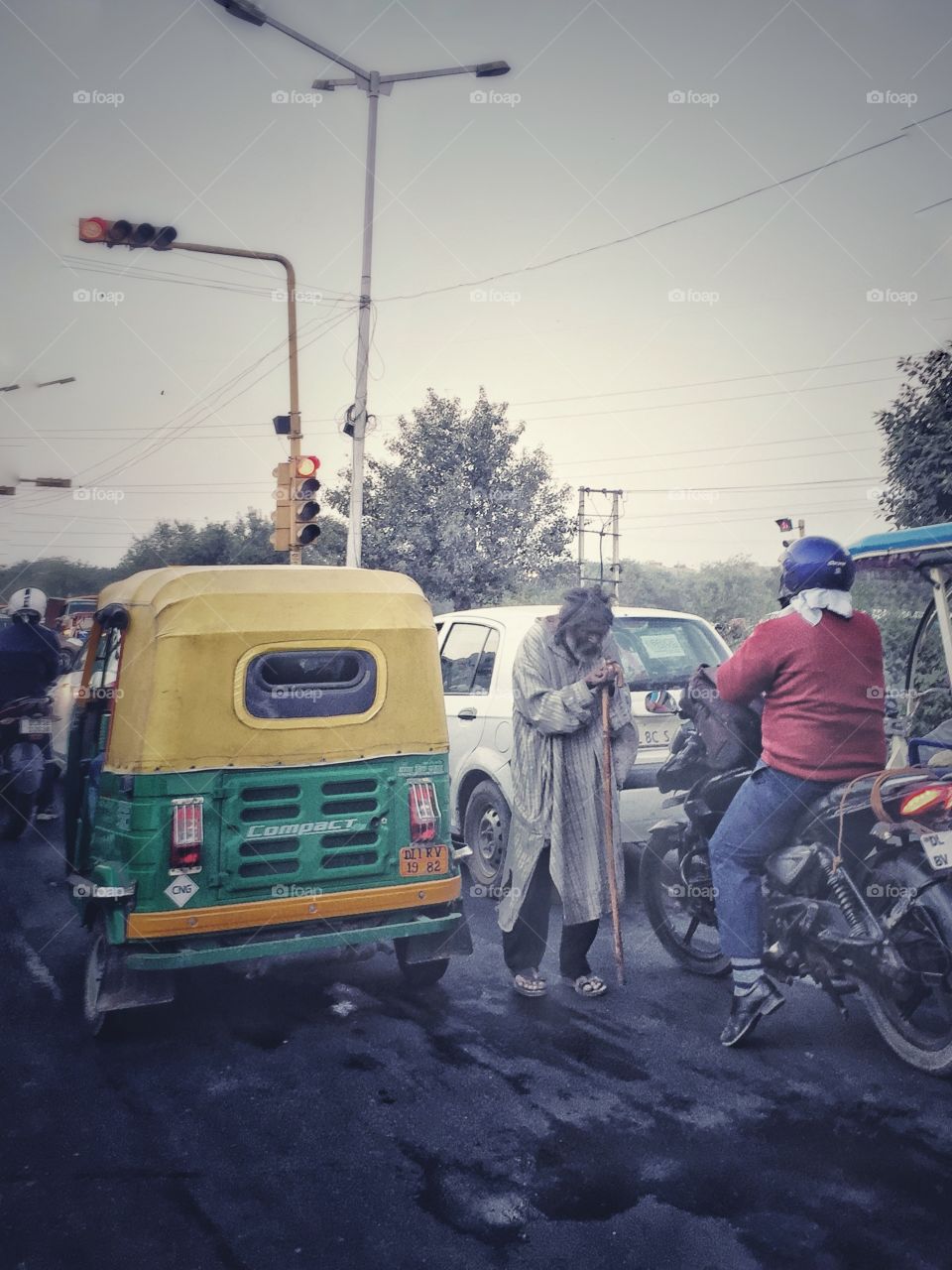 Beggar on the Street