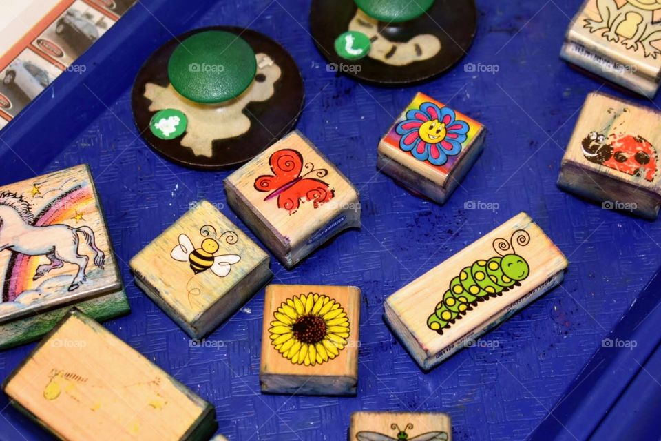 Being creative takes a little imagination and a lot of ink and stamps.