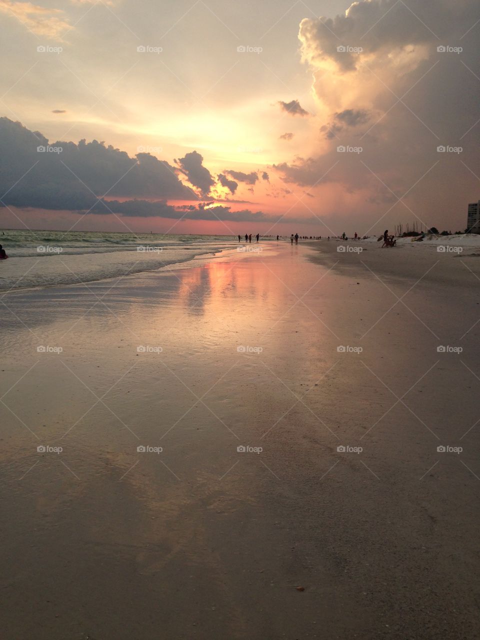 Beach sunset Florida 
