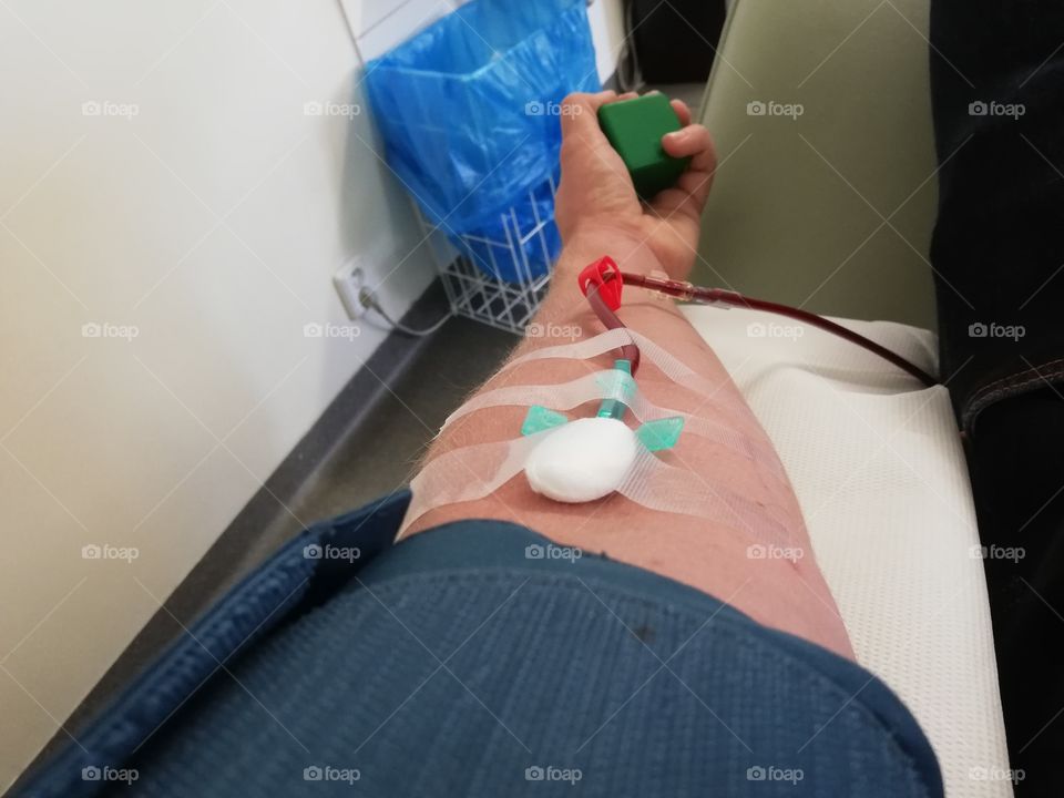 Blood plasma donation in Sanaplazma Brno in Czech Republic. We need to help each others.