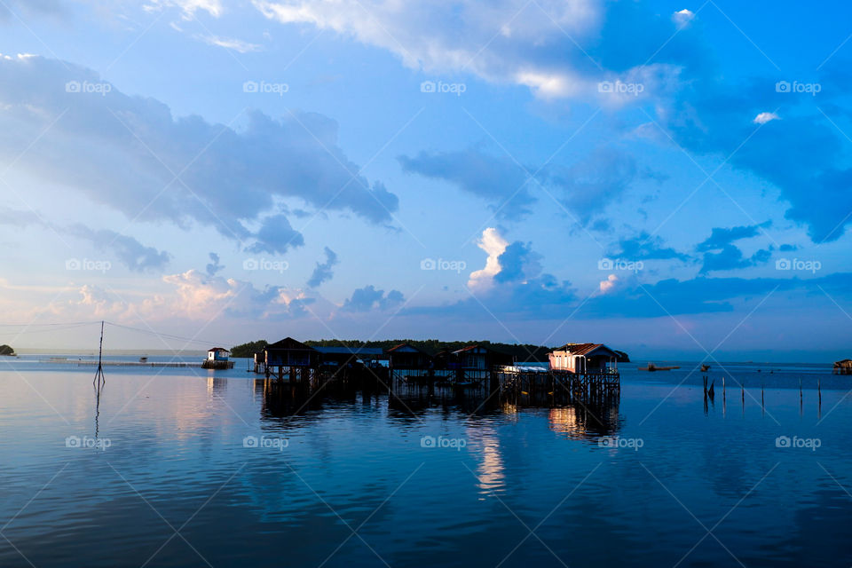 House on the middld of the sea