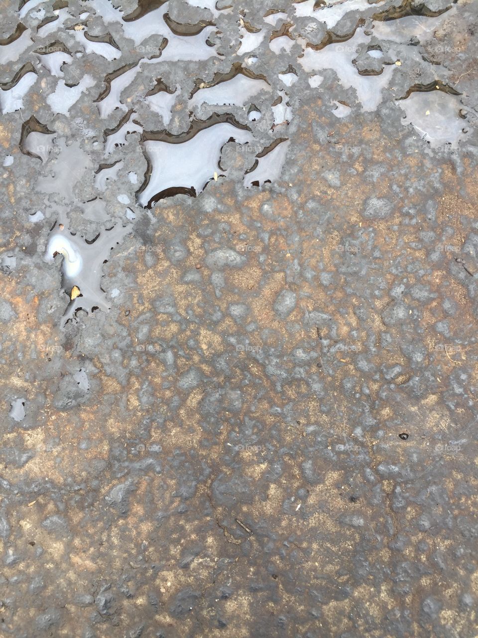 Grease water pavement