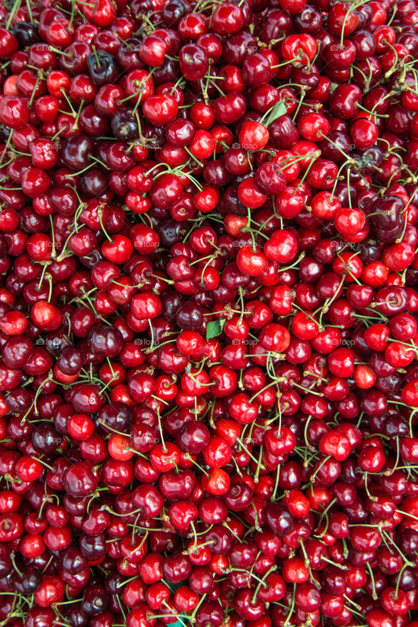 Red cherries