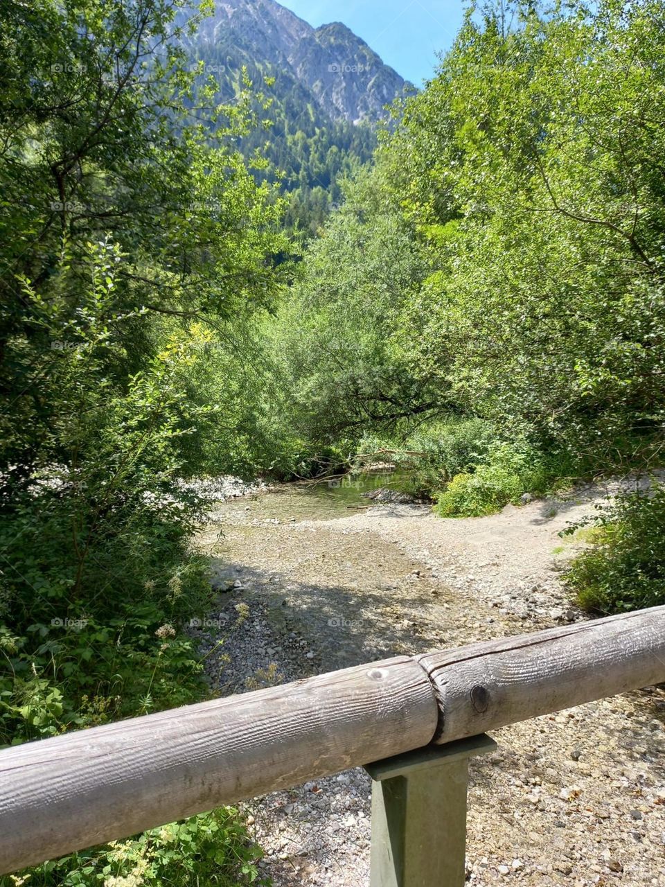 Bridge on a Mountain River