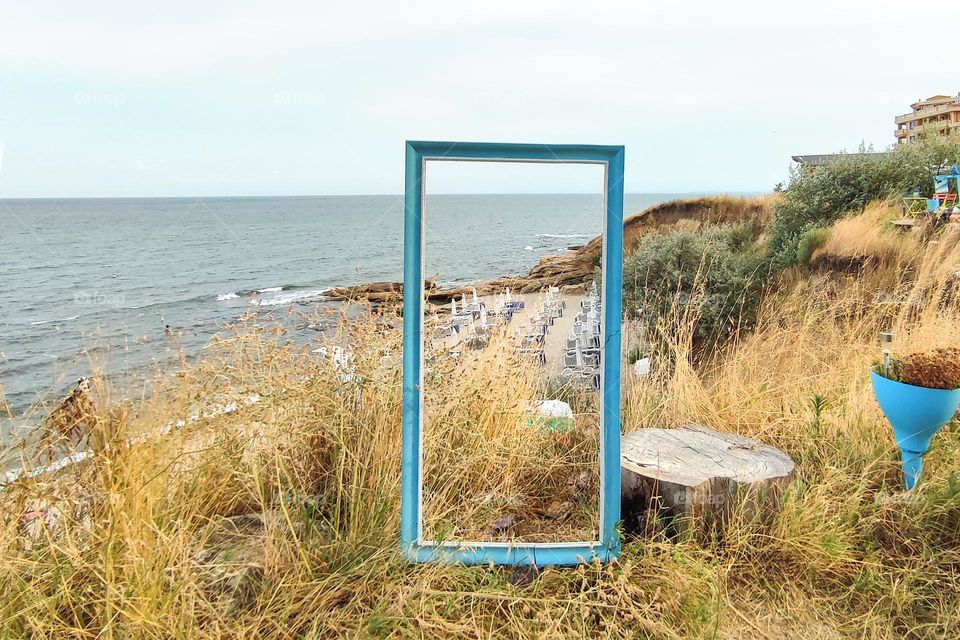 Funny Beach Art Installation