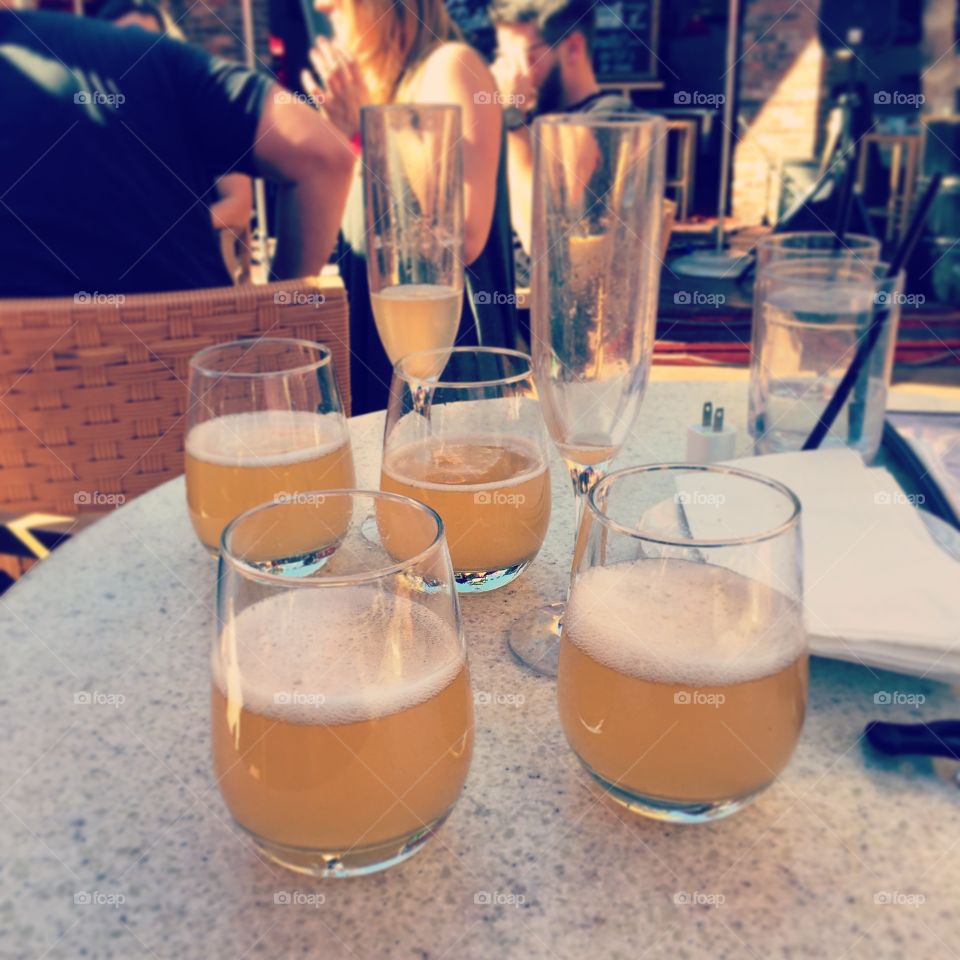 Drink, Beer, Glass, Foam, Bar