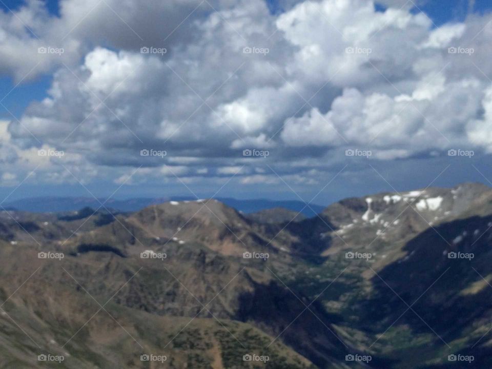 View from the top of Mt. Albert, Colorado.