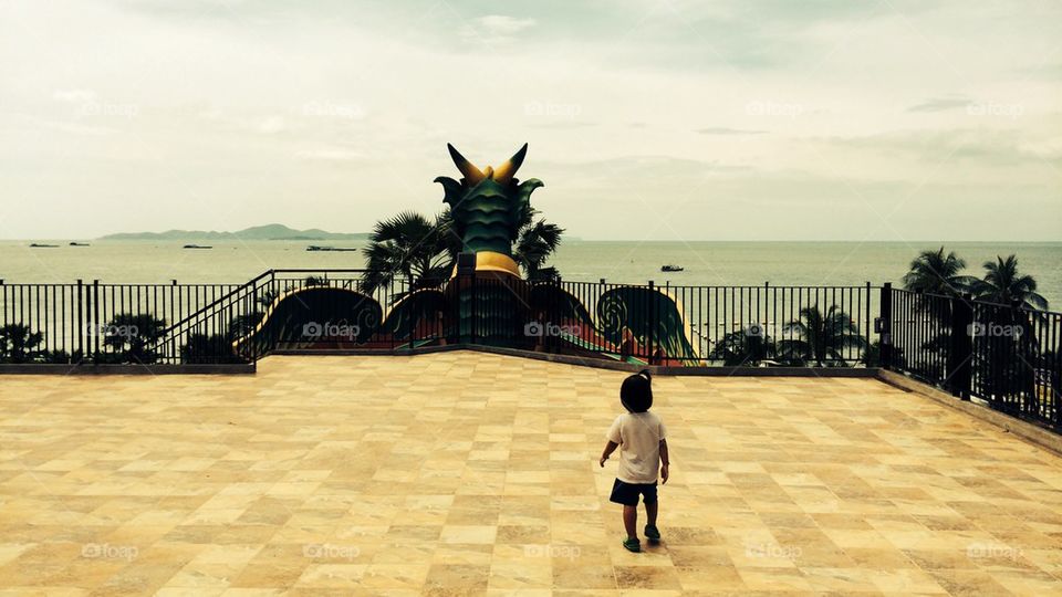 Pattaya beach dragon