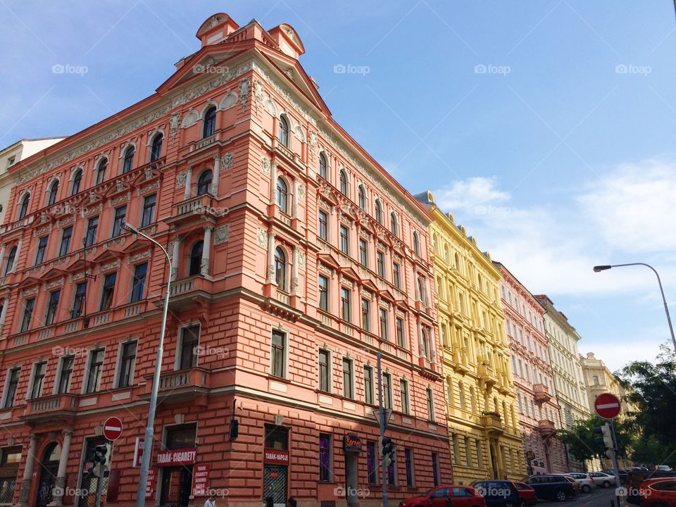 Candy land . Just a decent street in Prague but so so beautiful 