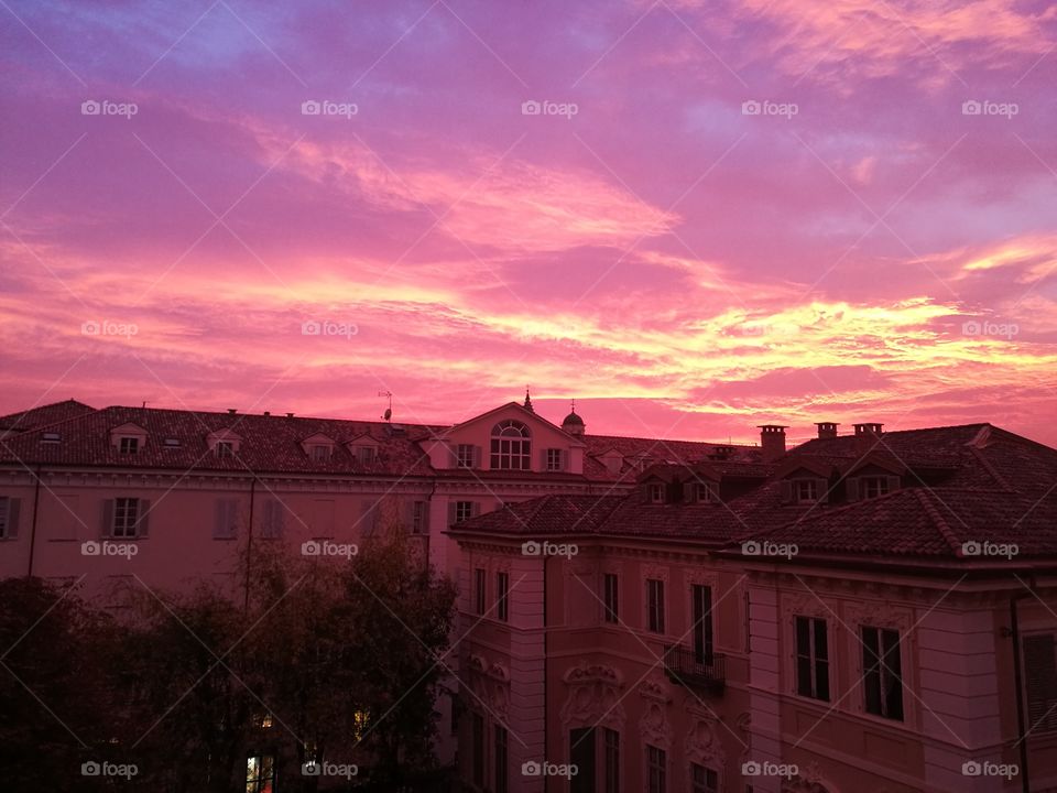 Il cielo sopra Torino - sky in Turin, Italy