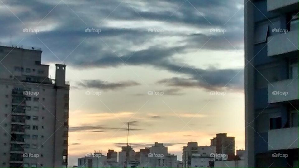 Por do sol São Paulo 