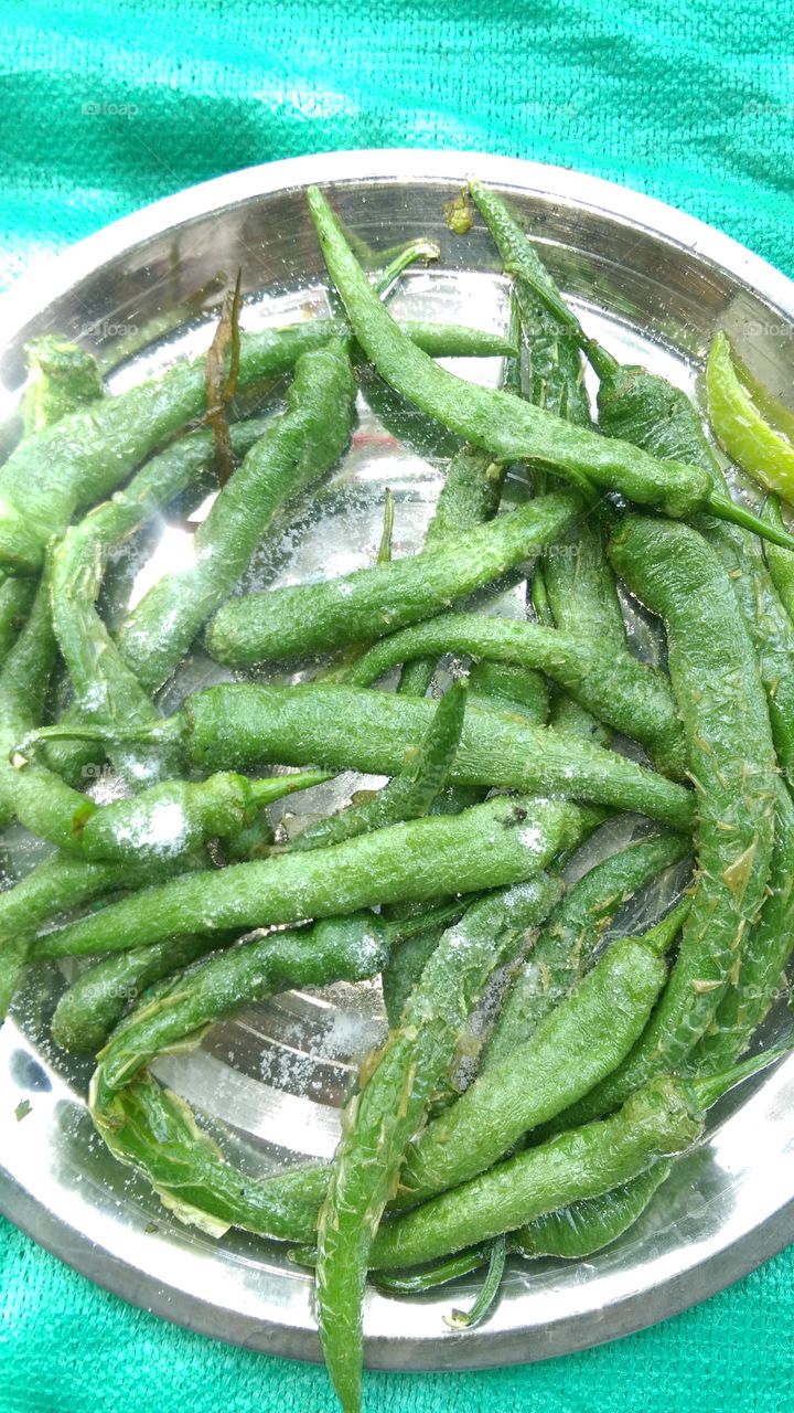 indian desert Green chili