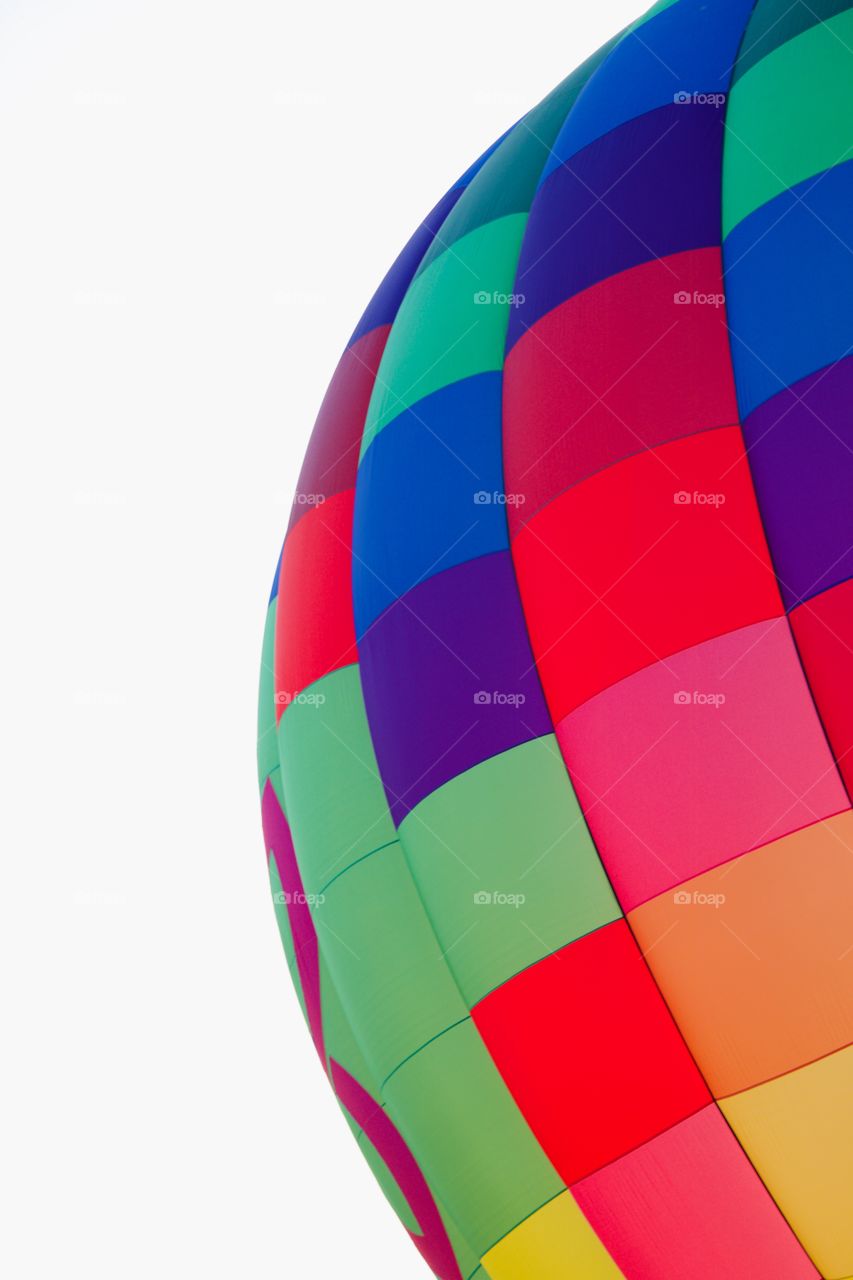 Colorful hot air ballon 