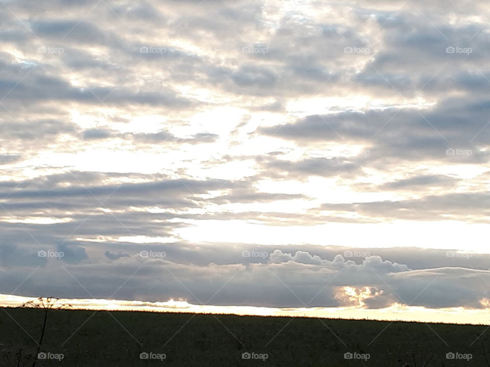 Landscape, Sky, Sunset, Nature, Sun