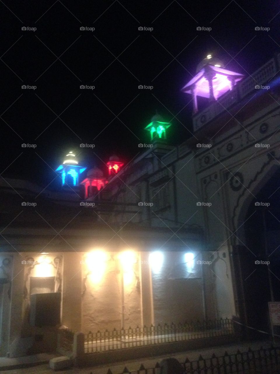 This photo capture on railway station of Bikaner at night when this going to best all around city.
