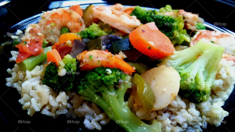 Broccoli, Rice, Dinner, Food, Lunch