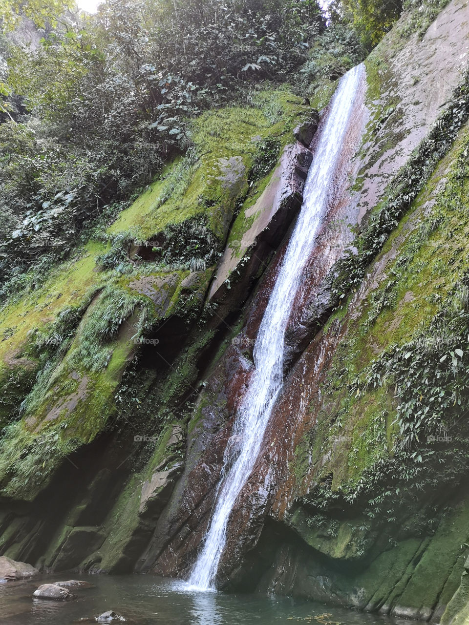 Waterfall in peru Tarapoto