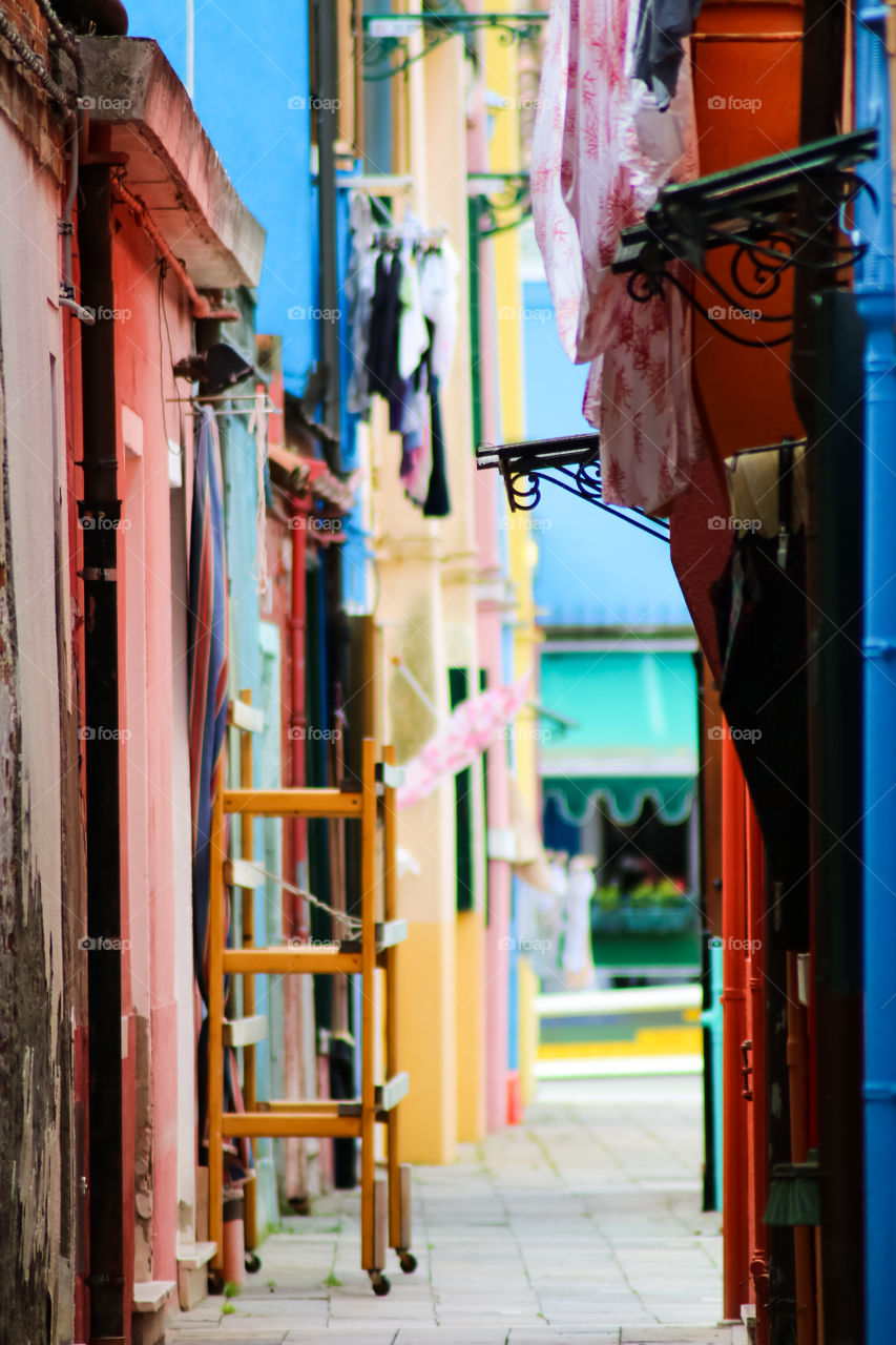 empty street burano