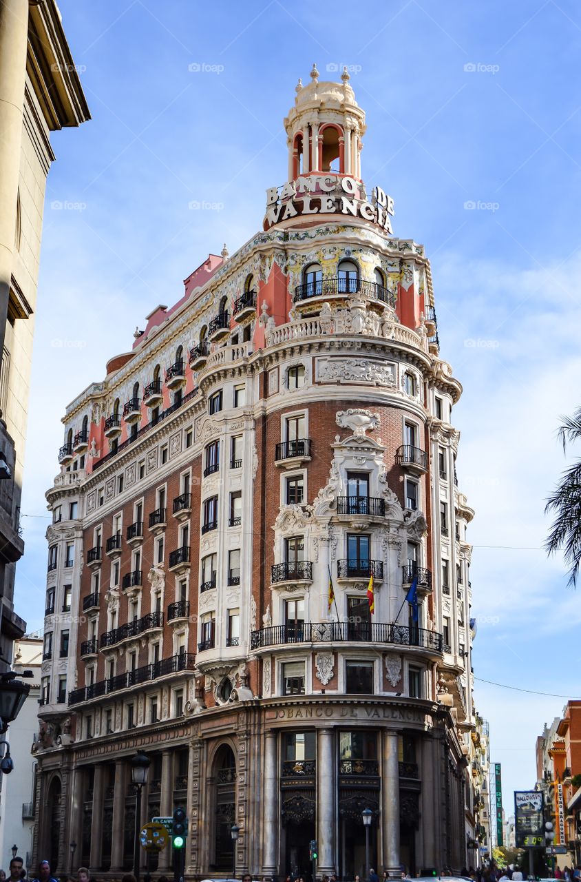 Edificio Banco de Valencia. Edificio Banco de Valencia (Valencia - Spain)