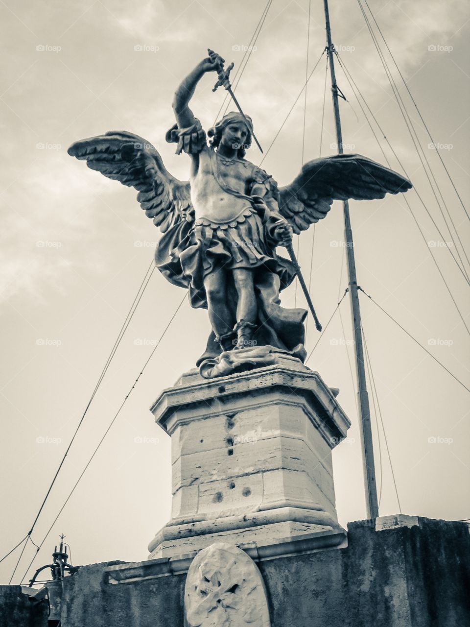 San Miguel Arcangel. San Miguel Arcangel, Castillo Sant'Angelo (Roma - Italy)