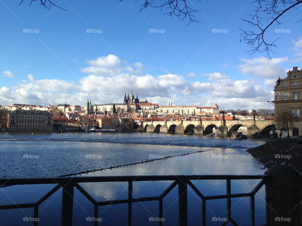River in prague 