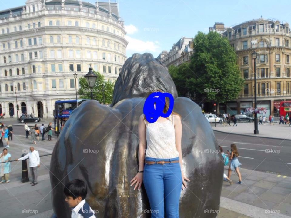 Trafalgar Square London lions