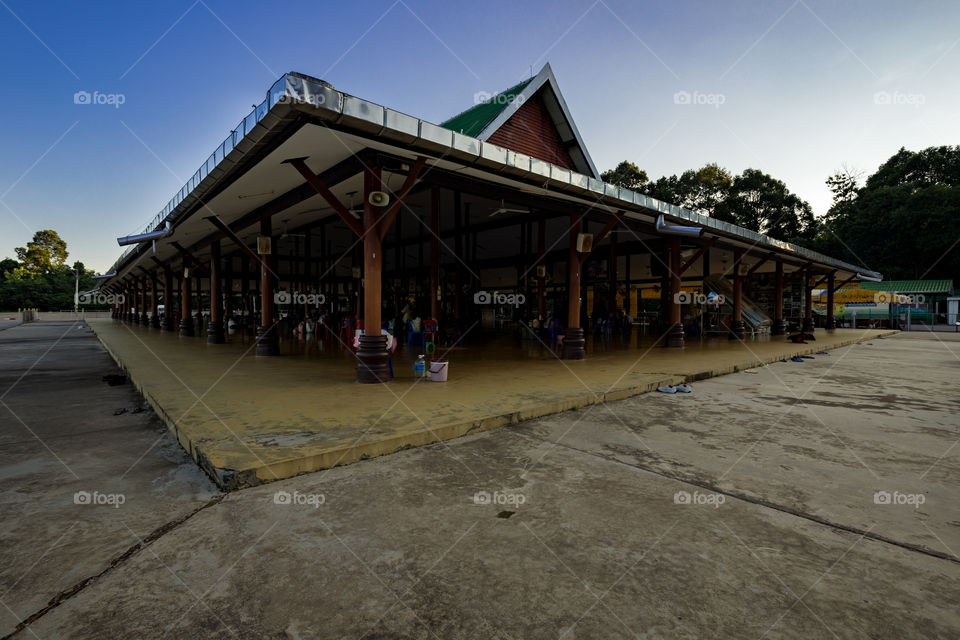 Hall in the temples 