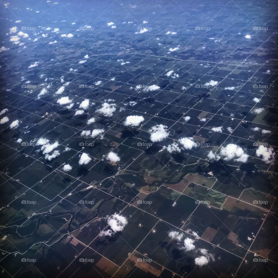 Sky from plane 
