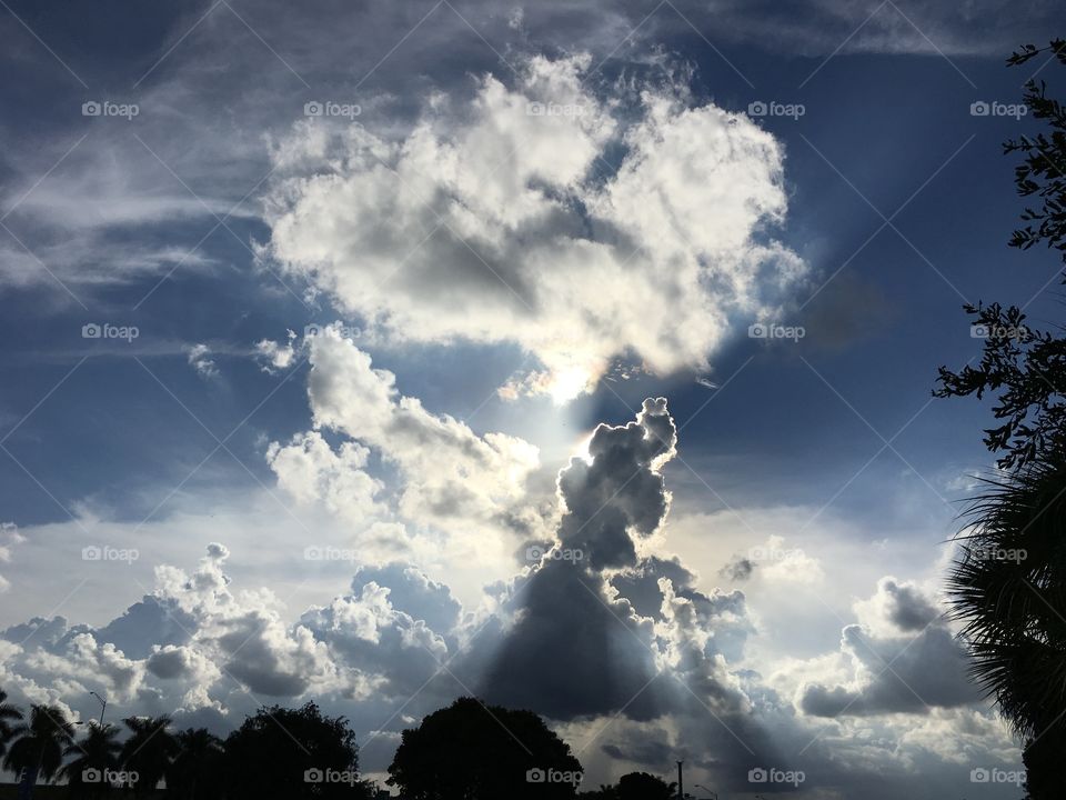Sky in south Florida 