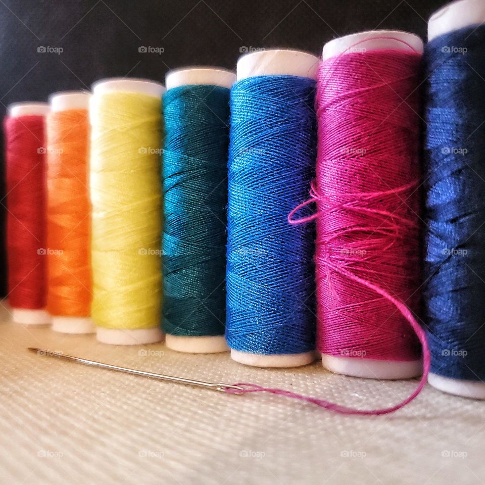 Colored threads