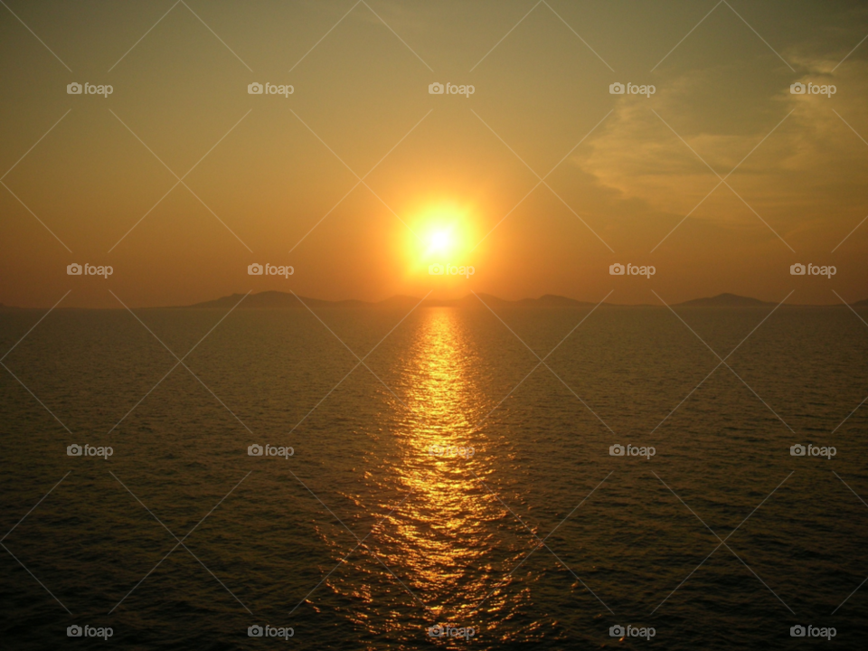 sardegna italia beach sunset orange by Pitch