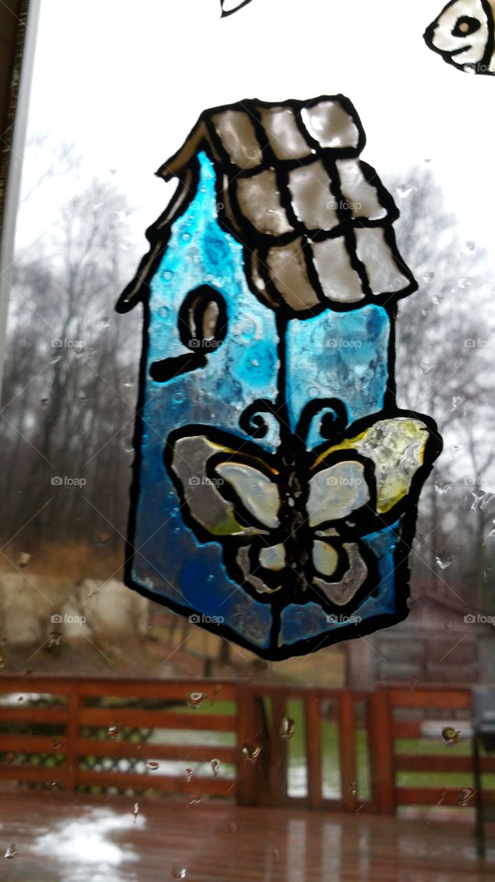 Rain Drops and Window Art