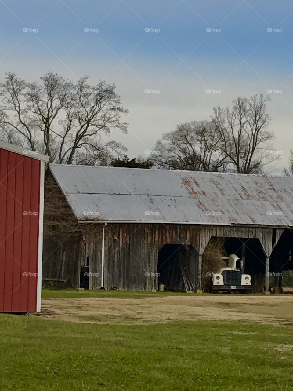 Old Car at Old Barn