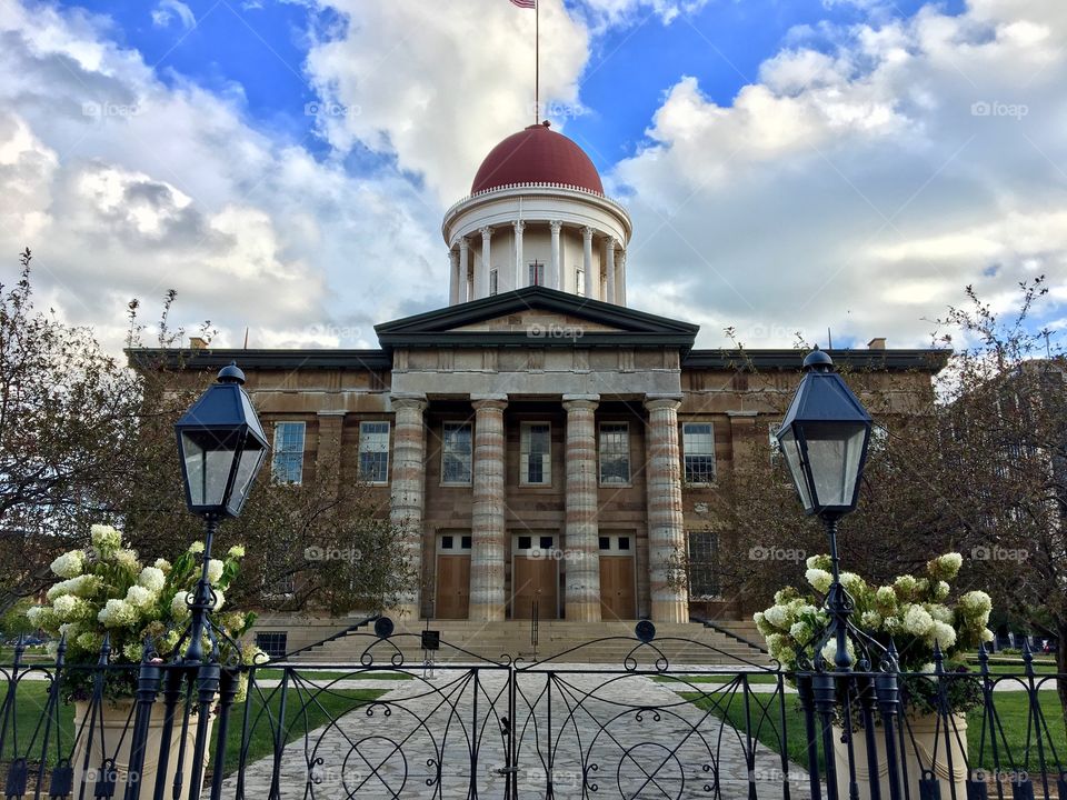 Old Capitol Building in Springfield, Illinois 