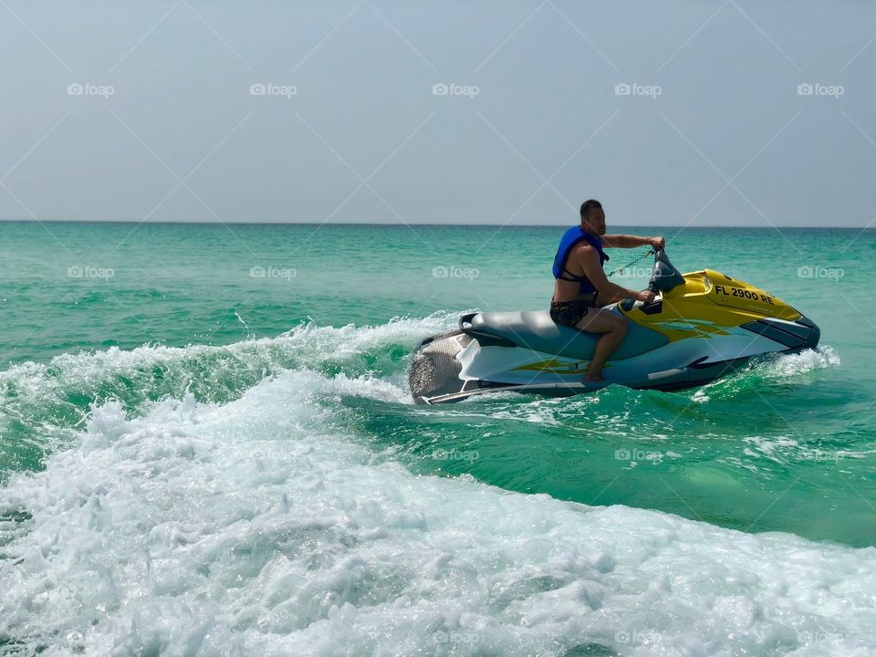 Jet Ski in the Gulf of Mexico