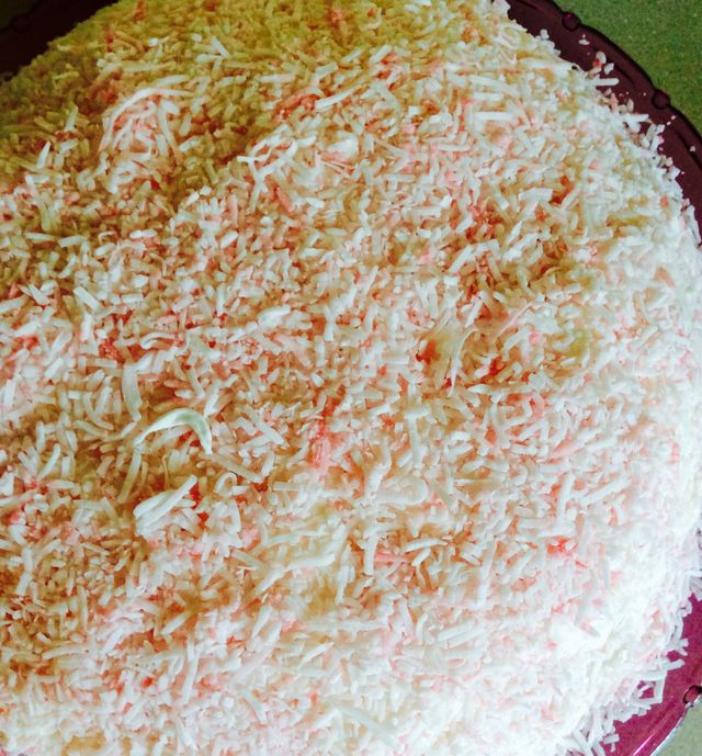 Giant Snowball Cake two