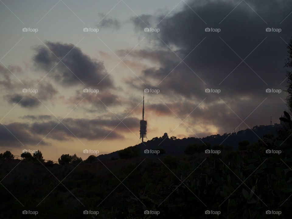 Silueta del Tibidabo