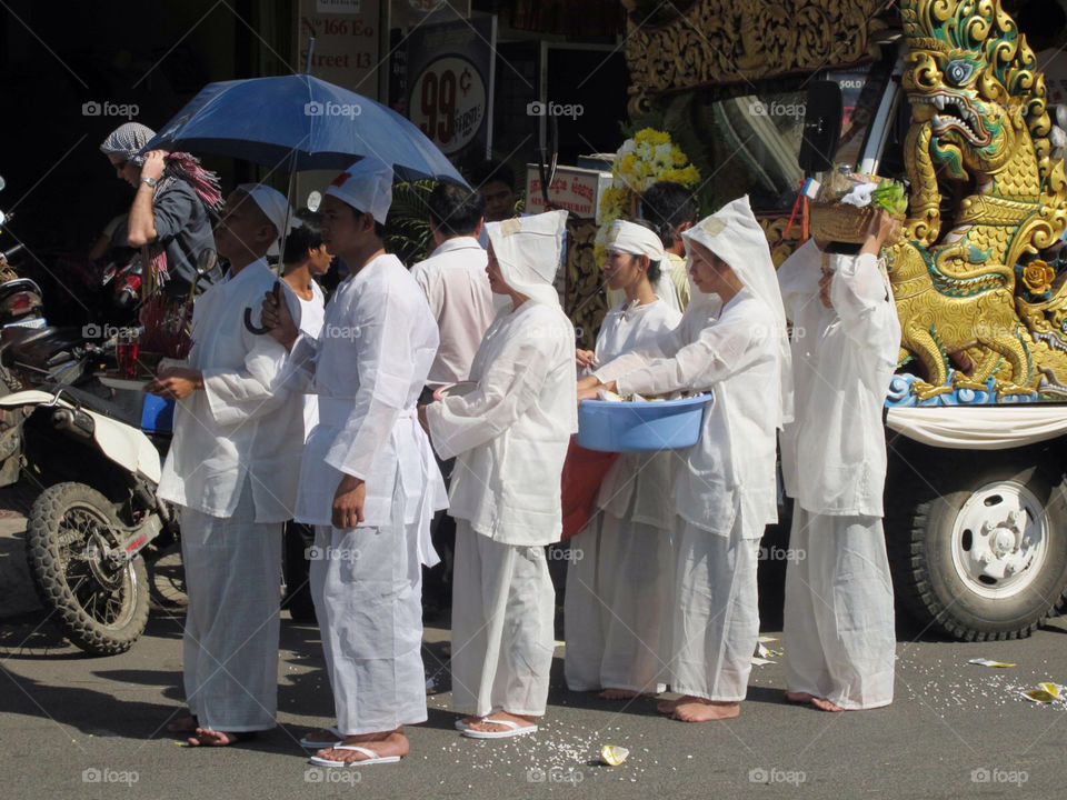 procession funeral coffin phnom penh by jpt4u