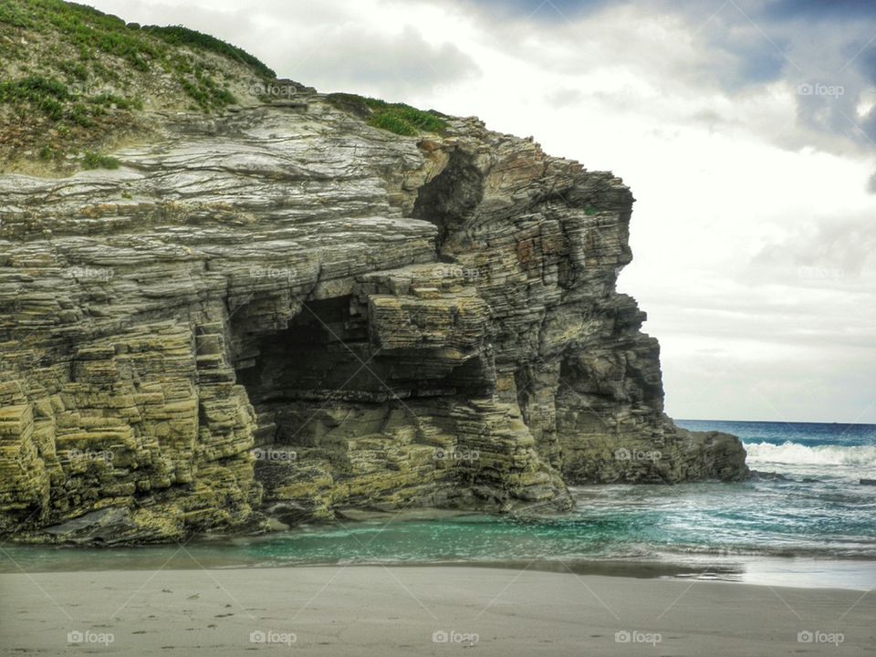 Beach caves