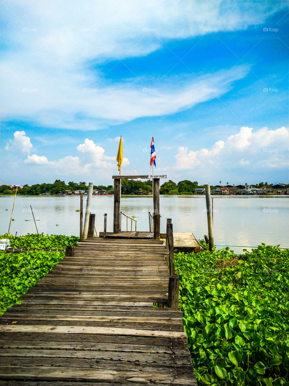 Old port along the Chao Phraya River