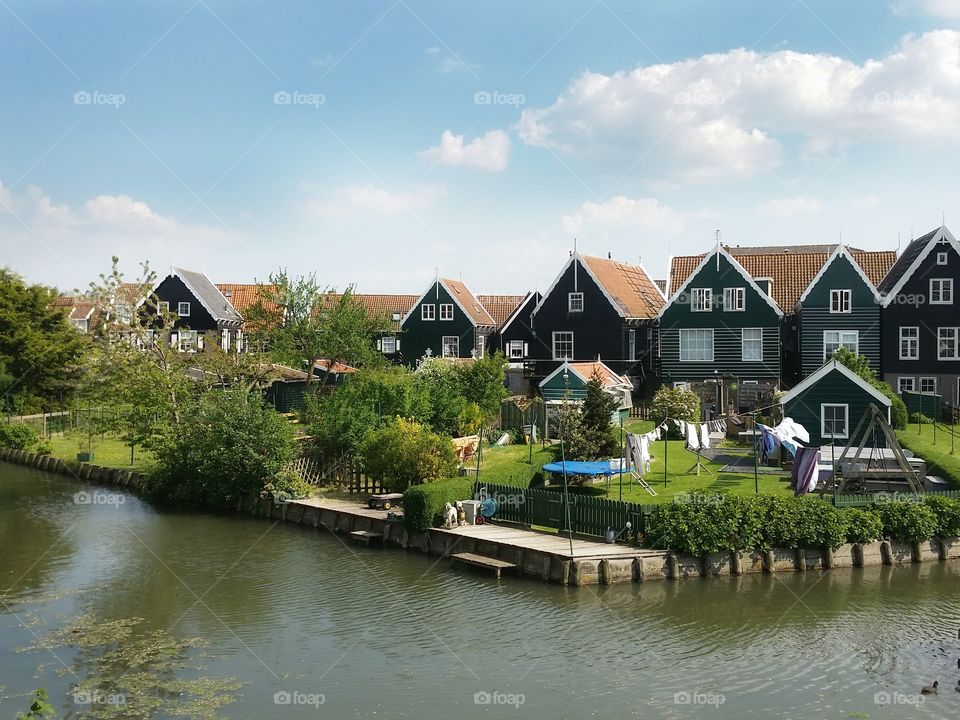 Houses in Village of the Netherland