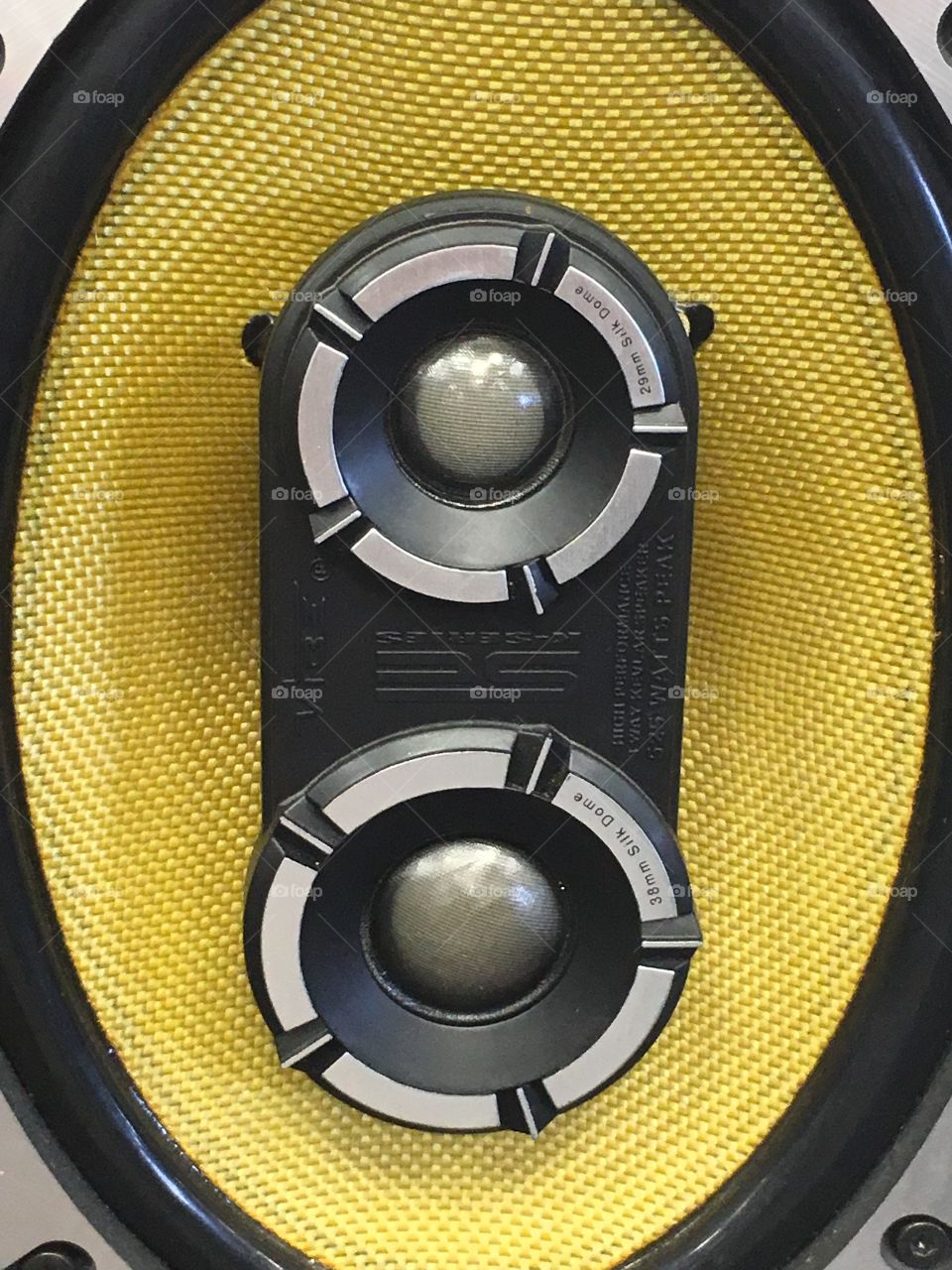 Yellow speaker 