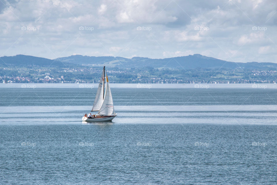Sailboat on Bodensee 