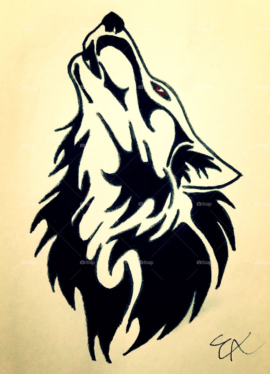 Wolf tattoo 
