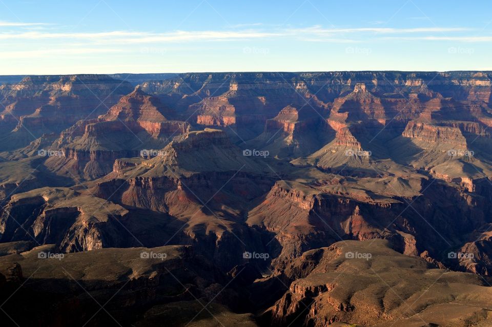 Photo on the Kaibab Trail on the South Rim on the Grand Canyon. 