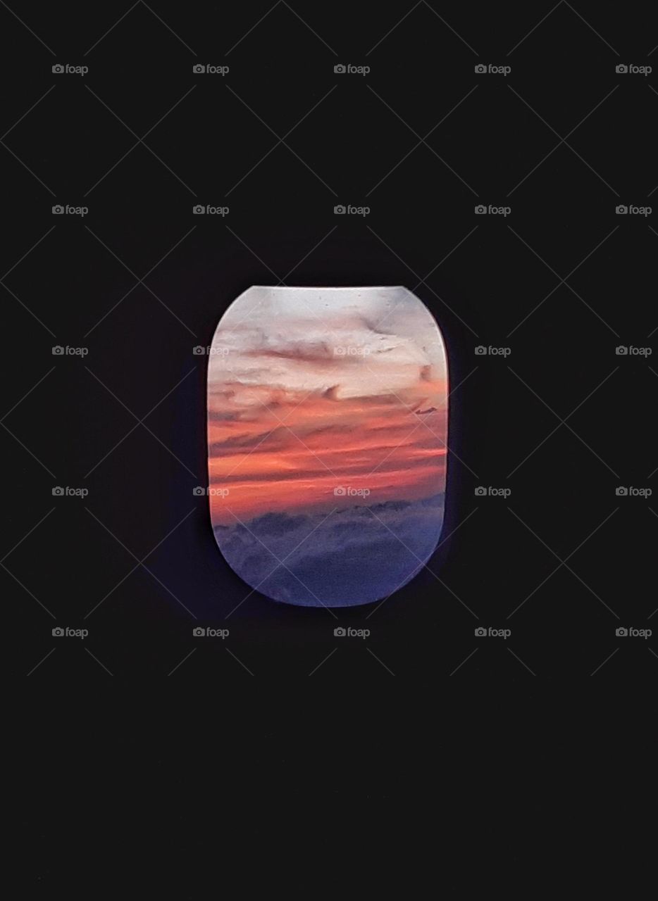 The reason why I prefer window seat on a flight....pretty views