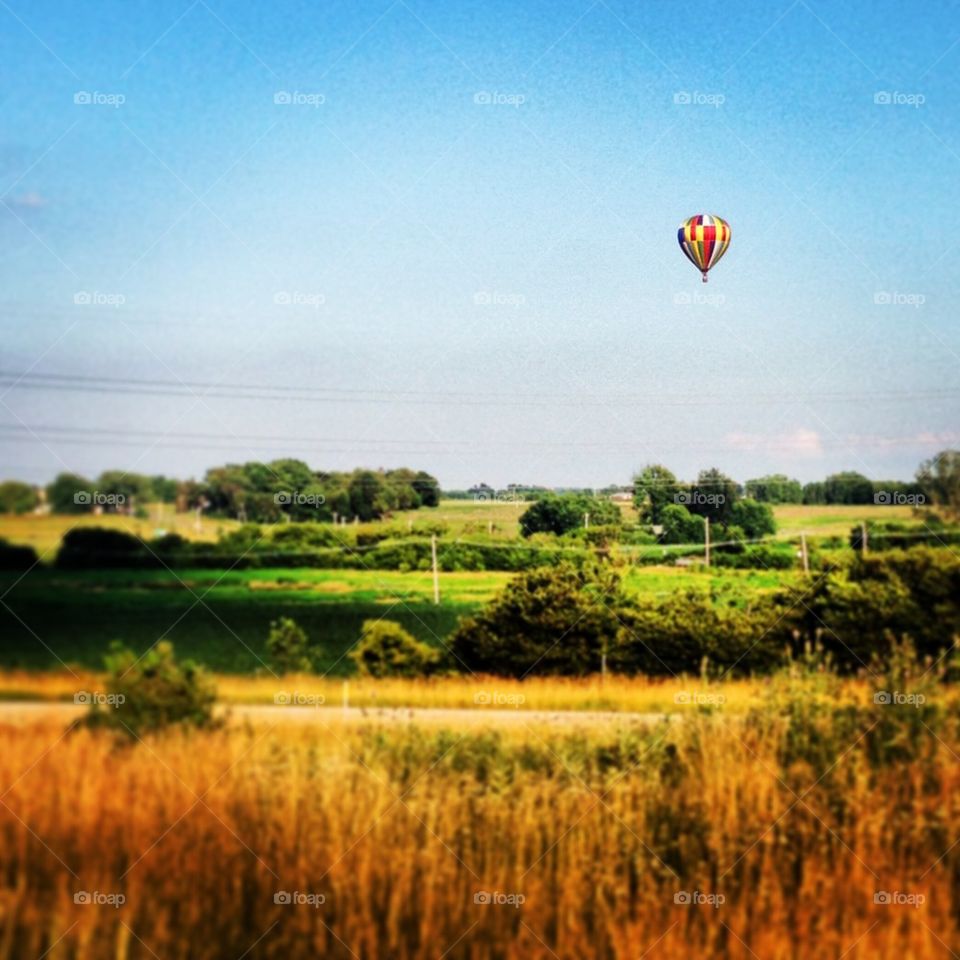Balloon over michigan