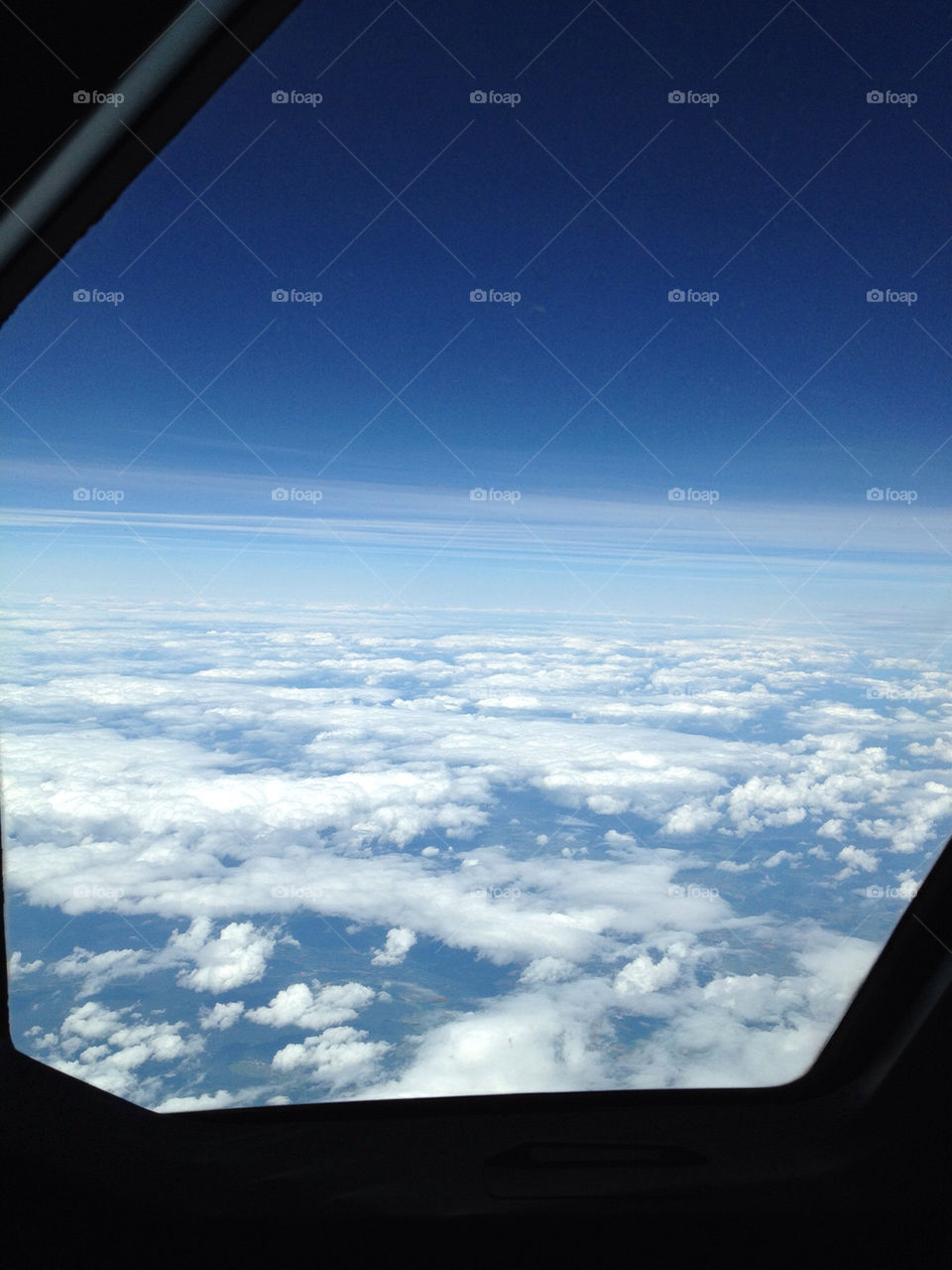 Clouds from the cockpit